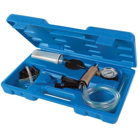 Vacuometro Vacuum Tester ed spurgo Freni Kit 16PCE, Argento Silverline