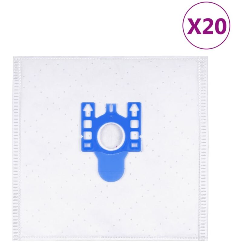 Vacuum Cleaner Bags for Miele Type gnh 20 pcs Vidaxl