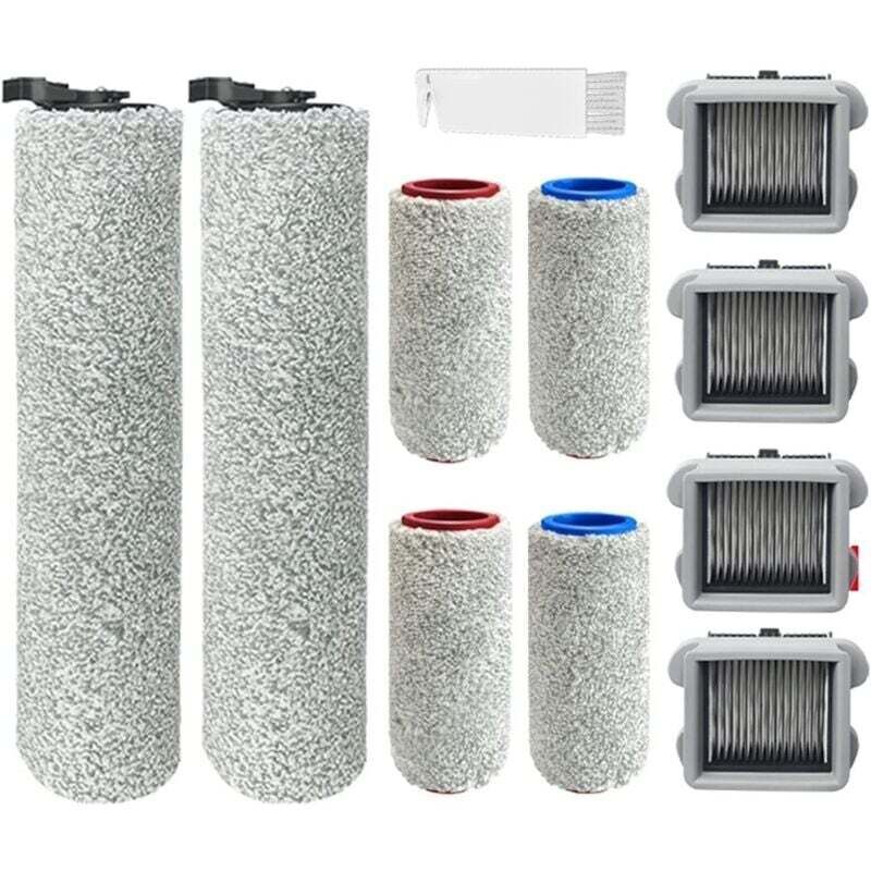 Vacuum Cleaner Parts Compatible with dyad U10 Accessories Compatible with Xiaomi WD1S1A Robot Vacuum Cleaner Floor Roller Brush Washable hepa Filter