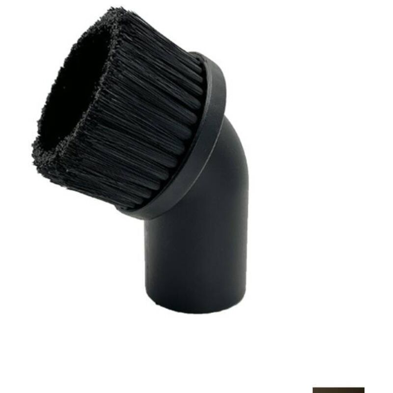 Vacuum cleaner suction head round brush, suction brush, wet and dry vacuum cleaner accessories, inner diameter 44 mm, bristle length 40 mm