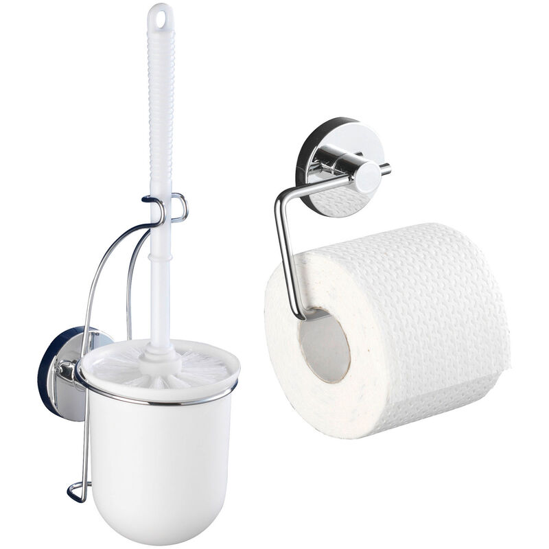

Toilettenpapierhalter Milazzo und WC-Garnitur sin taladrar Vacuum-Loc® - Wenko