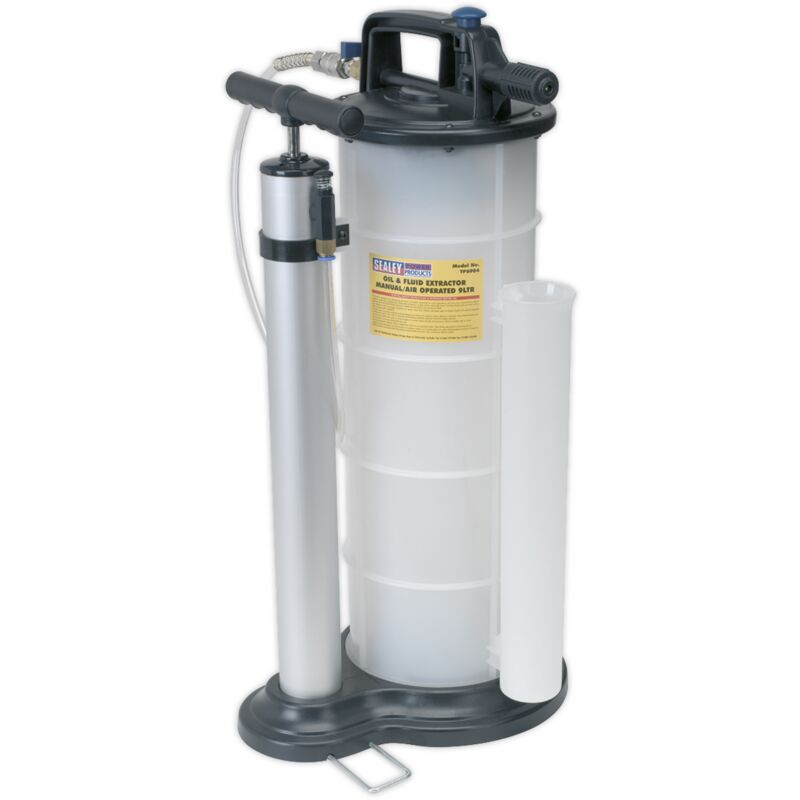TP6904 Vacuum Oil & Fluid Extractor Manual/Air 9L - Sealey