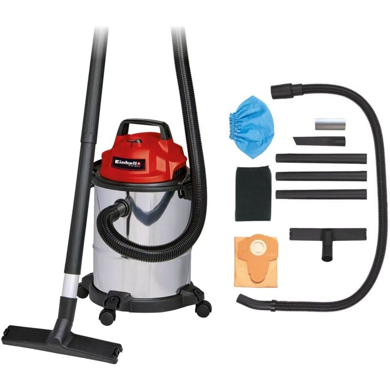 Einhell - Wet Dry Vacuum Cleaner 15L 1250W tc-vc 1815 s Corded Electric 2342390