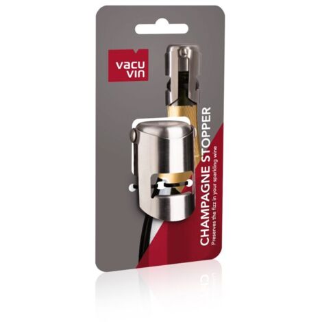VACUVIN - BOUCHON CHAMPAGNE ACIER BROSSE