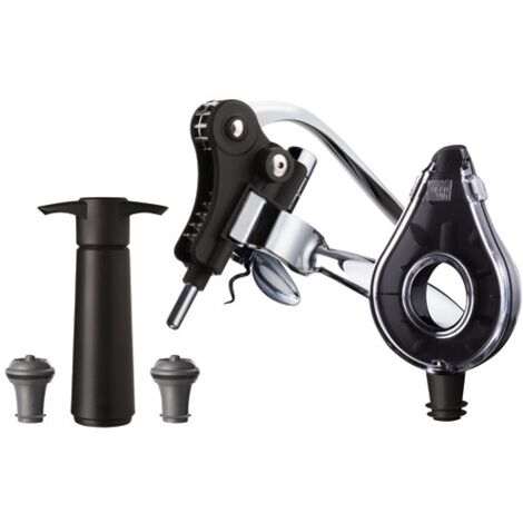 Vacuvin Estuche de Vino Air Deluxe negro