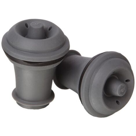 VACUVIN - Lot de 10 bouchons gris