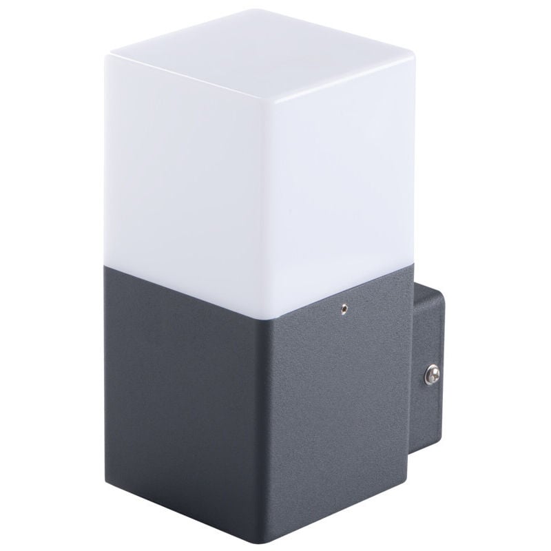 Kanlux - Luminaire mural pour 1 ampoule E27 étanche IP44 Anthracite