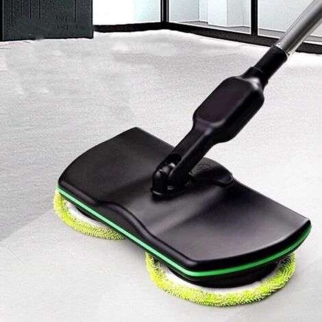 Vadrouille électrique Nettoyant Plancher Balai Rotatif Électrique 360 degrés sans impasses Rechargeable Nettoyage Simple Ménage Vadr