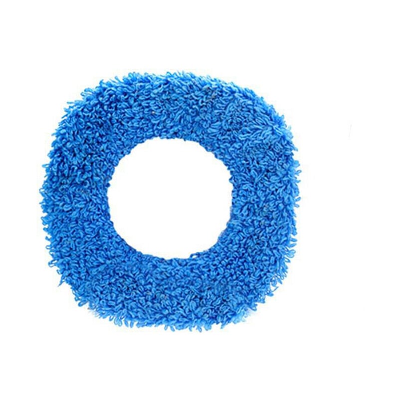 Vadrouille Jetable, Tampons en Microfibre de Remplacement Durables Lavables, Chiffon de Vadrouille à PoussièRe pour Aspirateur Sec et Humide, Bleu