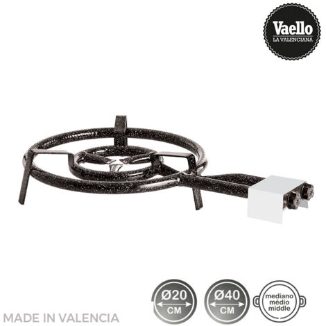Vaello Campos Bruciatore per Paella Nero 40 cm