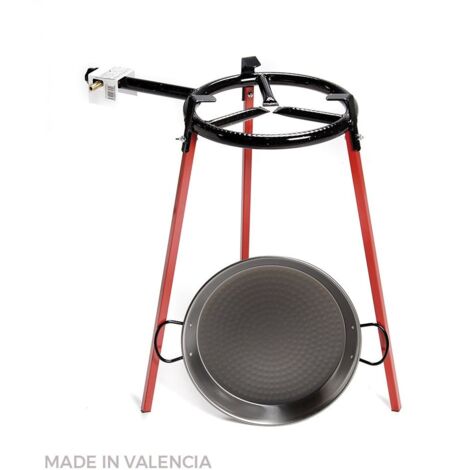 Vaello Set padella per paella acciaio lucido 38 cm