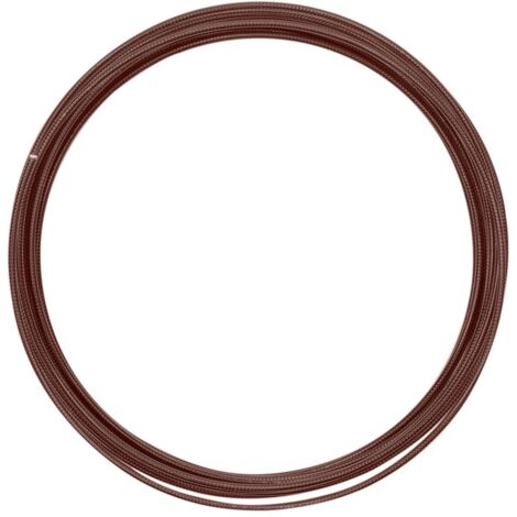 Vaessen Creative Aludraht Prägung Rund, Alluminio, Schokolade Braun Matt, 500 x 0,2 x 0,2 cm, Tappetino per Cioccolato, 5 unità