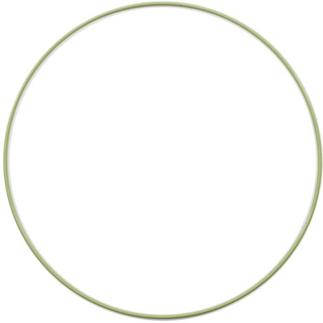 Vaessen Creative Anello Metallico per Lavori d’Artigianato, Verde, Ø 25 cm x 3 mm, per Acchiappasogni, Anello Ghirlanda per Wall Hanging, Uncinetto, Decorazioni bohémien, per Matrimoni e molto altro