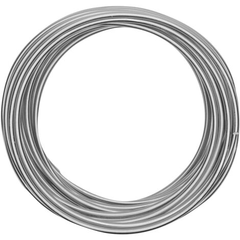 Vaessen Creative Filo di Ferro Modellabile da 10 m x 4 mm Silver – Filo Flessibile per Creazioni Floreali, Realizzazione di Gioielli e Modellismo