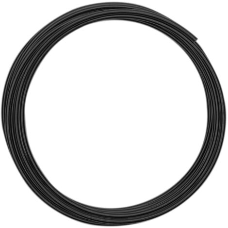 Vaessen Creative Filo di Ferro Modellabile da 3 m x 3 mm Nero – Filo Flessibile per Creazioni Floreali, Realizzazione di Gioielli e Modellismo