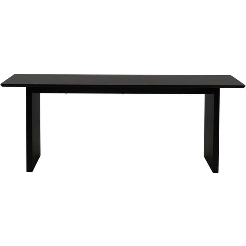 Ebuy24 - Vail table de salle à manger 100x200cm noir.