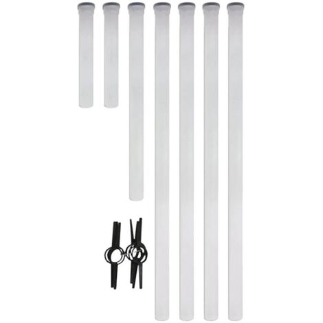 Vaillant Abgasleitungs-Pack 10m für Brennwerttechnik DN 80 PP