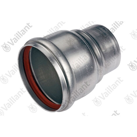 VAILLANT Adapter, 63-80 mm Abgasleitungen DN 80 Alu starr Vaillant-Nr. , 147777