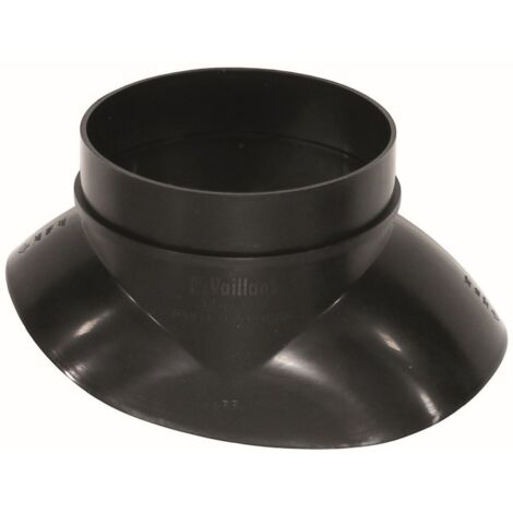 Vaillant Adapter für Klöber-Pfanne Schwarz für Dachschrägen von 20-50 Grad