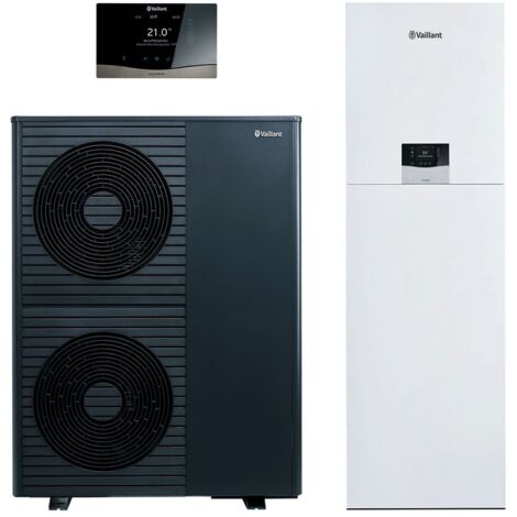 Vaillant aroTHERM plus Wärmepumpen-Paket 4.3216 R290, 5,74kW bei A7/W35, 400V, mit uniTOWER plus, 190L Speicher