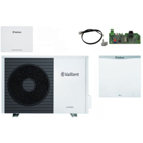 Vaillant aroTHERM plus Wärmepumpen-Paket 4.3402 VWL 35/6 A S2, 3,3kW bei A7/W35, R290, für Hybridsystem