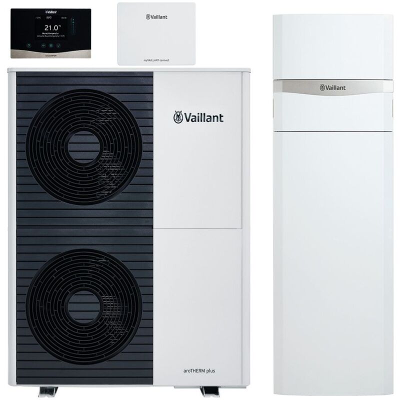 Vaillant Arotherm Plus Wärmepumpen-paket 4.3209 Vwl 105/6a S2, 8, 1kw Bei A7/w35, R290, Mit Unitower Plus Vihqw190
