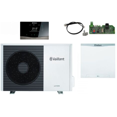 Vaillant aroTHERM Split Wärmepumpen-Paket 4.067 VWL 75/5 AS S2 für Hybridsystem, 3,7kW bei A7/W35, R290