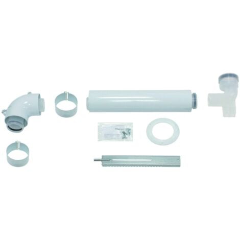 Vaillant Basis-Anschluss-Set 303920 Ø 60/100 mm, konzentrisch, DN 80 im Schacht, PP