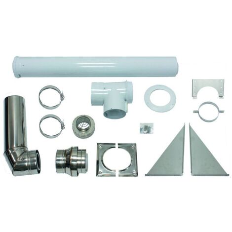 Vaillant Basis-Anschluss-Set an der Fassade, konzentrischer Anschluss Ø 80/125 PP - 0020042907
