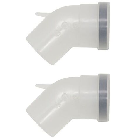 Vaillant Bogen 45° (2 Stk.) für starre Abgasleitung Ø 80 PP - 303259