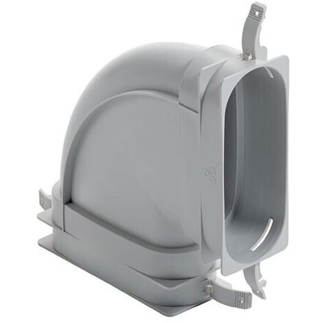 Vaillant Bogen flach 90 Grad horizontal - 52 x 132 mm mit Dichtungen - 0020180838