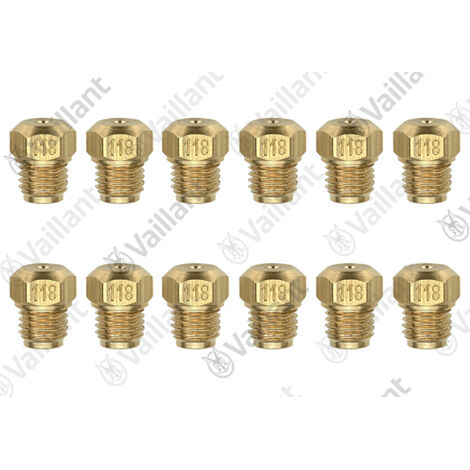 VAILLANT Brennerdüse, 1,18, (x12) MAG 11-0/0 GX u.w. Vaillant-Nr. , 291202