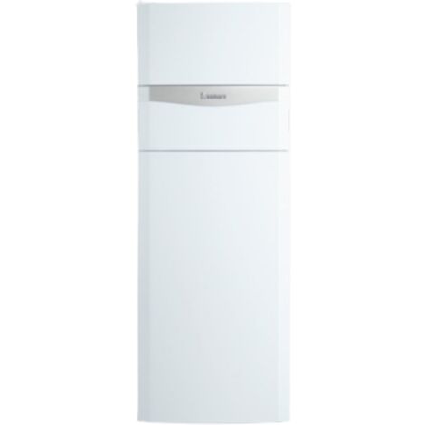 Vaillant – Chaudière gaz à condensation au sol 30kW – Ballon à stratification intégré – Dimensions h164cm x l59.9cm – Classe énergétique A - h1640x