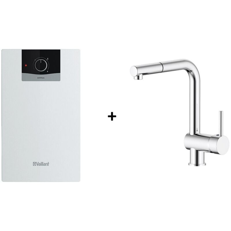 Vaillant - Chauffe-eau sous évier 5l Chauffe-eau sous évier 2 kw + robinetterie