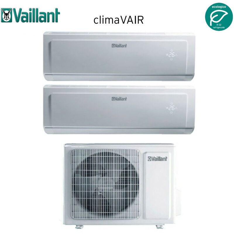Vaillant - Climatiseur Dual Split rèversible Série climavair plus vai 8 9+12 avec VAF8-040W2NO R-32 9000+12000