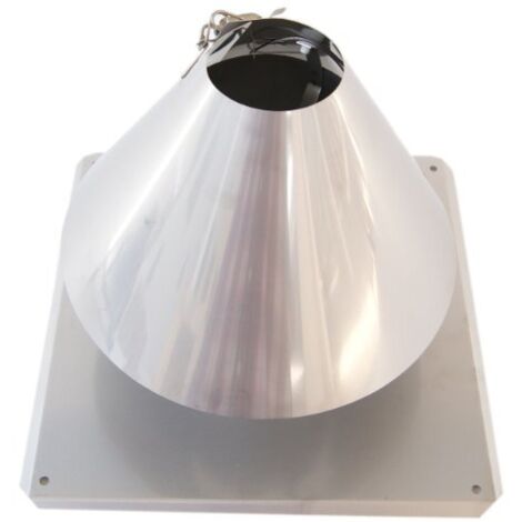 Vaillant couvercle de regard 0020021007 DN 80 , pour tuyau d&39échappement, acier inoxydable