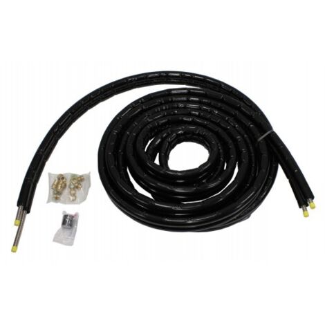 Vaillant Edelstahlwellrohr-Set 10m aroTHERM inkl.Fittinge u.Dicht. vorisoliert 13mm 0020218595