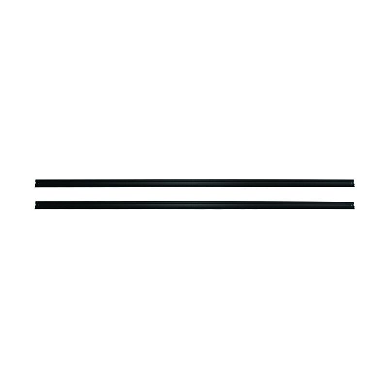 Vaillant - ensemble de rails auroTHERM 0020059898 horizontal, 2 pièces, pour sur le toit, aluminium anodisé, noir