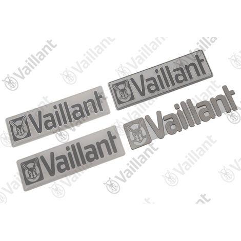 VAILLANT Firmenschild, Set VC 104/3-E u.w. Vaillant-Nr. , 118096