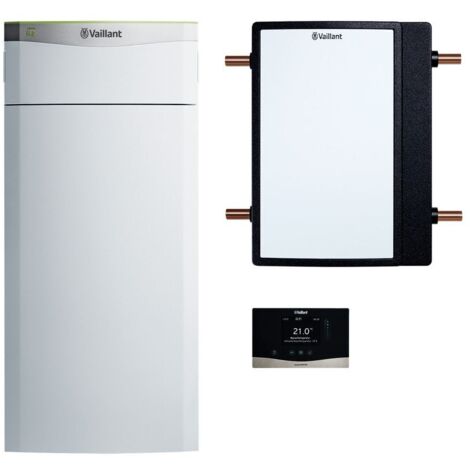 Vaillant flexoTHERM exclusiv Wärmepumpen-Paket 4.6108 VWF 87/4, 9,94kW bei W10/W35, R410A, mit fluoCOLLECT
