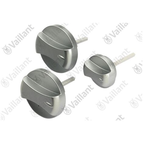 Vaillant Knopf Platin für VC 104/3-E und weitere Modelle, Set à 3 Stück