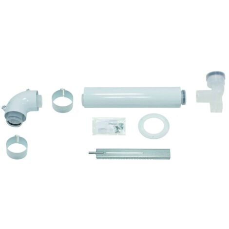 Vaillant Luft-/Abgasführung Paket 1.53 im Schacht, DN 80 starr, Anschluss d. 60/100mm, 3 Stück