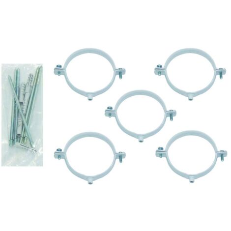 Vaillant Rohrschellen d. 80mm für Luft-/Abgasführung 80/200mm, 5 Stück