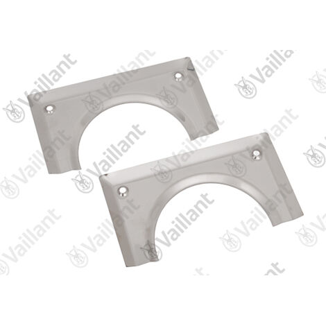 VAILLANT Rosette, DN 125, geteilt (Edelstahl) System 80/125 PP, Fassadensystem Vaillant-Nr. , 0020059480