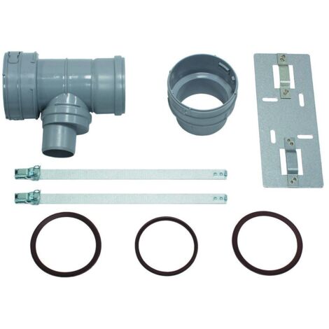 Vaillant Set 7 T-Stück DN 100 für Abgasanschluss 60/100 für flexible Abgasleitungen DN 100, PP