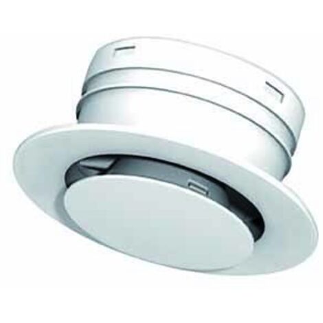 Vaillant Standard Abdeckbl. rund D 125 m für Wandmontage, weiß, 0020231949
