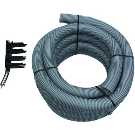 Vaillant tuyau d&39échappement Ø 80 PP 303 514 Set 5, tube flexible 15 m 7 entretoise