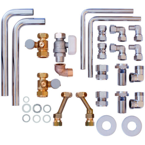 Vaillant VCWVCI-Installationsset, Austausch Alt-Installation, Auf-/Unterputz, Rohre kürzbar