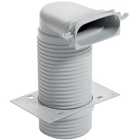 Vaillant Ventilanschluss 90 Grad - Ø 125 mm für Luftschlauch flach - 0020180844