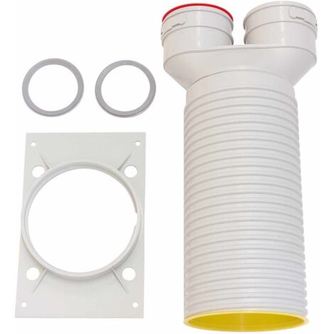 Vaillant Ventilanschluss gerade Durchm. 125 mm für zwei Luftschläuche, 0020189343